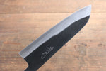 Takayuki Iwai Acero Azul Kurouchi Santoku  165mm Mango de Shitan - Japanny-SP