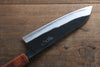 Takayuki Iwai Acero Azul Kurouchi Santoku  165mm Mango de Shitan - Japanny-SP