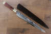 Sakai Takayuki Tenryu Uzushio Acero Azul No.2 Grabado de Dragón Yanagiba  300mm Mango de Madera de ebano rojo Con funda - Japanny-SP