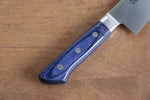 Seisuke Seiten Molibdeno Gyuto  180mm Mango de Madera de pakka azul - Japanny-SP