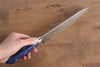 Seisuke Seiten Molibdeno Gyuto  180mm Mango de Madera de pakka azul - Japanny-SP