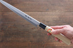 Sakai Takayuki [Para zurdo] Kasumitogi Acero Blanco Yanagiba  270mm - Japanny-SP