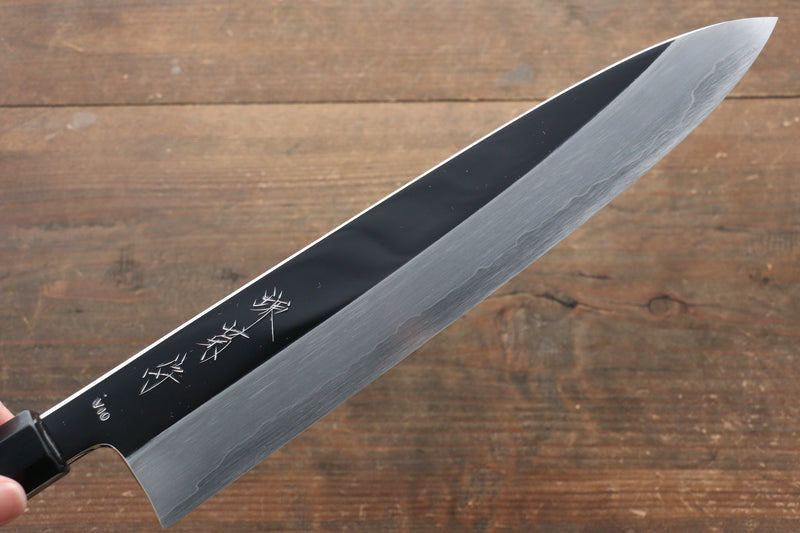 Sakai Kikumori VG10 Terminado de Espejo Gyuto  270mm Mango de Madera de ebano - Japanny-SP