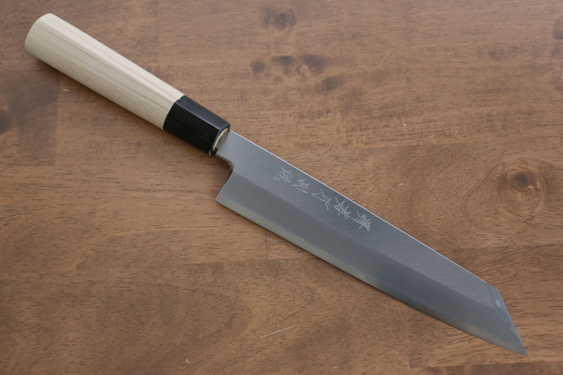 Sakai Takayuki Tokujyo Acero Blanco No.2 Kiritsuke Gyuto  210mm Mango de Magnolia - Japanny-SP