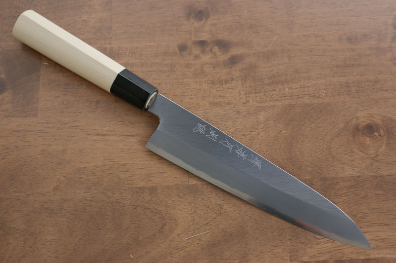 Sakai Takayuki Tokujyo Acero Blanco No.2 Gyuto  210mm Mango de Magnolia - Japanny-SP