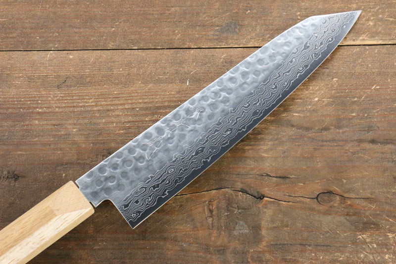 Jikko VG10 de 17 Capas Gyuto 200mm Mango de Roble - Japanny-SP