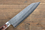 Jikko VG10 de 17 Capas Kiritsuke Santoku 170mm Mango de Caoba - Japanny-SP