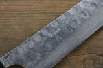 Seisuke Acero Azul No.2 Martillado Damasco Gyuto  210mm Mango de Shitan - Japanny-SP