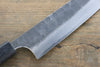 Seisuke Acero Azul No.2 Martillado Kurouchi Gyuto  210mm Mango de Shitan - Japanny-SP