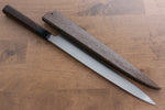 Sakai Takayuki Honyaki VG10 Grabado de Dragón Yanagiba  300mm Mango de Wenge  con Funda - Japanny-SP