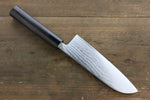 Seisuke VG10 Damasco de 63 Capas Santoku  165mm Mango de Shitan - Japanny-SP