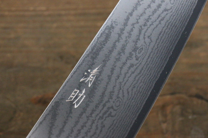 Seisuke VG10 Damasco de 63 Capas Santoku  165mm Mango de Shitan - Japanny-SP