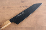 Sakai Takayuki Kurokage VG10 Martillado Cubierto de Teflon Kiritsuke Gyuto  190mm Mango de Arce quemado - Japanny-SP