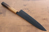 Sakai Takayuki Kurokage VG10 Martillado Cubierto de Teflon Gyuto  240mm Mango de Arce quemado - Japanny-SP