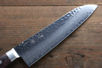 Seisuke VG10 de 33 Capas Damasco Santoku  180mm Mango de Caoba  con Funda - Japanny-SP