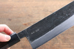 Takayuki Iwai Super Azul Kurouchi Nakiri  165mm Mango de Shitan - Japanny-SP