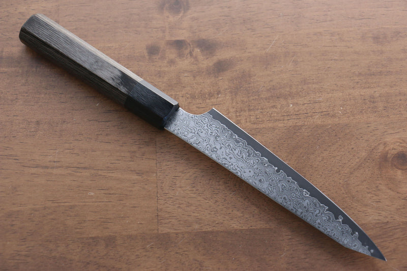 Seisuke VG10 Damasco de 33 Capas Kiritsuke Petty, Utilitario  150mm Mango de Madera de Pakka Gris - Japanny-SP