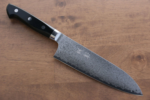 Seisuke VG10 Damasco de 33 Capas Santoku  170mm Mango de Micarta - Japanny-SP