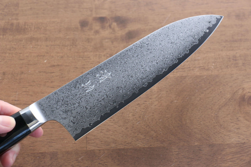 Seisuke VG10 Damasco de 33 Capas Santoku  170mm Mango de Micarta - Japanny-SP