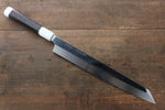 Sakai Takayuki Shinuchi Honyaki Calma Aguas Acero Blanco No.2 Terminado de Espejo Kiritsuke Yanagiba  300mm Con funda - Japanny-SP