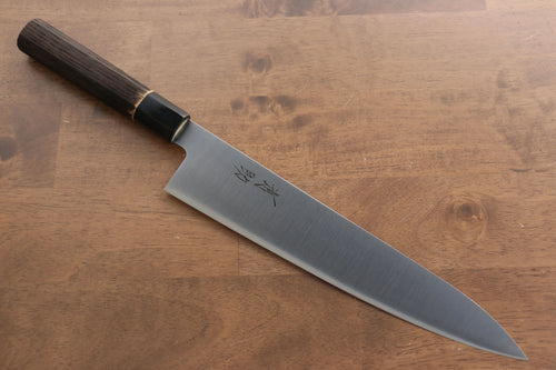 Seisuke Acero Sueco Gyuto  270mm Mango de Madera de Castano Quemada - Japanny-SP