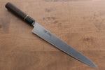 Seisuke Acero Sueco Sujihiki  240mm Mango de Madera de Castano Quemada - Japanny-SP