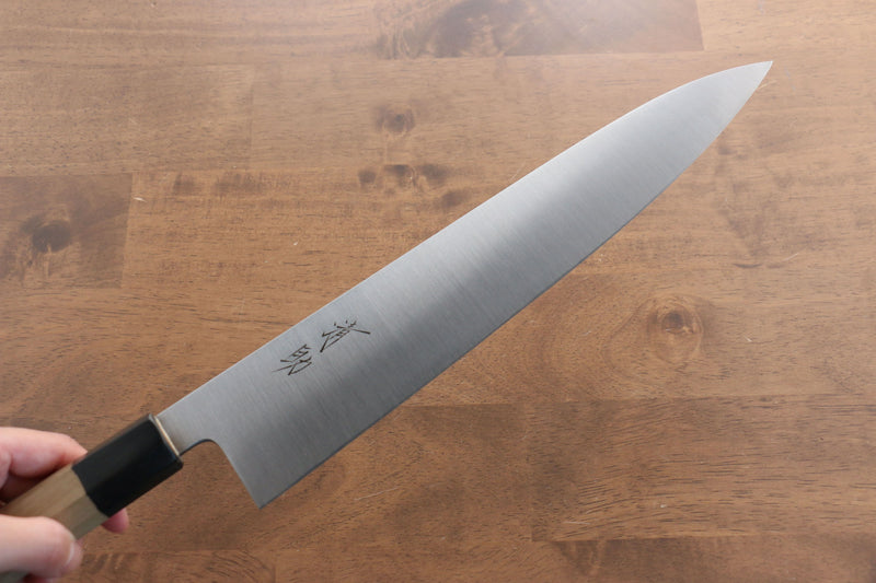 Seisuke Acero Sueco Gyuto  300mm Mango de Magnolia - Japanny-SP