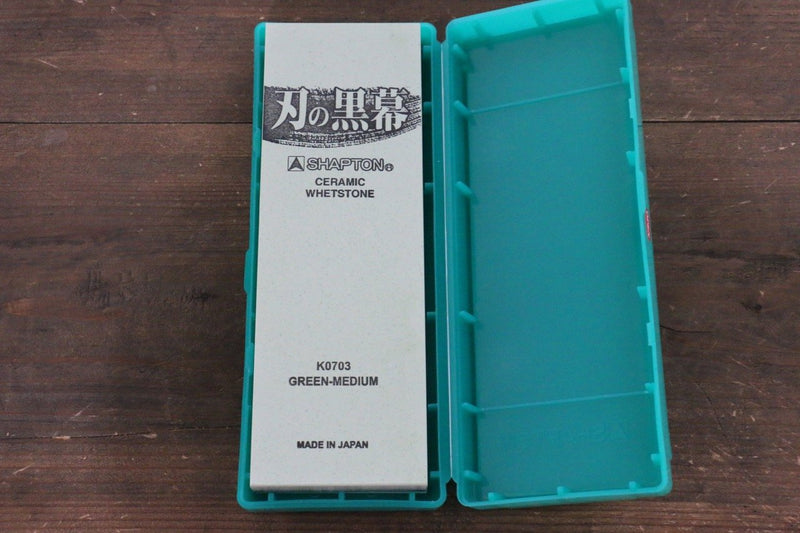 Shapton Kuromaku series Medium Sharpening Stone Green-#2000 - Japanny-SP