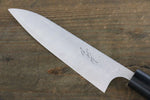 Shungo Ogata Acero Blanco No.2 Damasco Petty-Utilitario  135mm Mango de Shitan - Japanny-SP