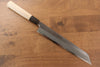 Sakai Takayuki Tokujyo Acero Blanco No.2 Kiritsuke  240mm Mango de Magnolia - Japanny-SP