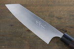 Shungo Ogata Acero Blanco No.2 Damasco Bunka  165mm Mango de Shitan - Japanny-SP