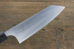 Shungo Ogata Acero Blanco No.2 Damasco Bunka  165mm Mango de Shitan - Japanny-SP