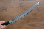 Sakai Takayuki Zangetsu Acero Blanco No.1 Sakimaru Yanagiba  330mm Mango de Madera de ebano  con Funda - Japanny-SP