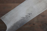 Shungo Ogata Acero Blanco No.2 Damasco Nakiri  165mm Mango de Shitan - Japanny-SP