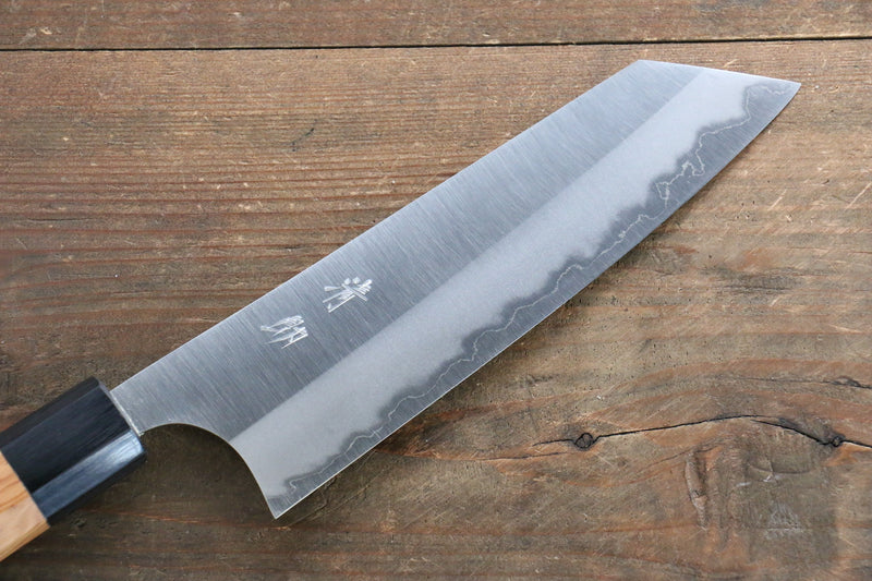 Seisuke Acero Blanco Terminado Migaki Bunka  165mm Mango de Honduras - Japanny-SP