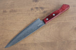 Nao Yamamoto VG10 Damasco Petty-Utilitario  150mm Mango de Madera de pakka roja - Japanny-SP