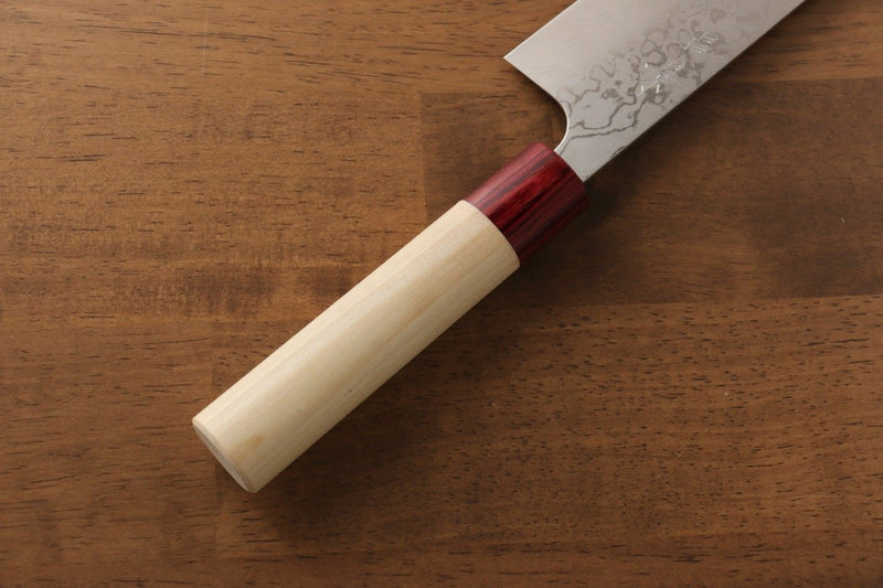 Masakage Kiri VG10 Damasco Santoku  170mm Mango de Magnolia - Japanny-SP