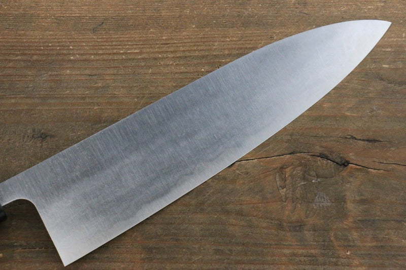 Shungo Ogata Acero Blanco No.2 Damasco Gyuto  210mm Mango de Shitan - Japanny-SP