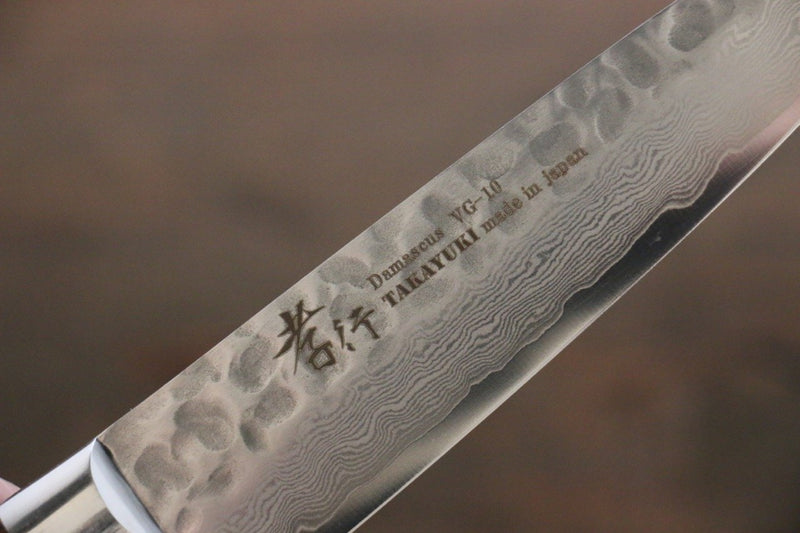 Sakai Takayuki VG10 33 Layer Damascus  Sujihiki 240mm, Gyuto 210mm, Santoku 180mm & Petty 120mm Set - Japanny-SP