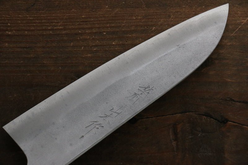 Nao Yamamoto Acero de Plata No.3 Nashiji Santoku 165mm Mango de Nogal - Japanny-SP