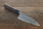 Hideo Kitaoka Acero Azul No.2 Damasco Deba  180mm Mango de Shitan - Japanny-SP