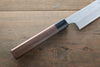 Hideo Kitaoka Acero Blanco No.2 Damasco Kiritsuke Yanagiba  270mm Mango de Shitan - Japanny-SP