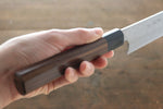 Hideo Kitaoka Acero Blanco No.2 Damasco Kiritsuke Yanagiba  270mm Mango de Shitan - Japanny-SP