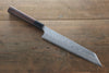 Hideo Kitaoka Acero Blanco No.2 Damasco Kiritsuke Yanagiba  210mm Mango de Shitan - Japanny-SP