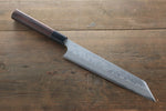 Hideo Kitaoka Acero Blanco No.2 Damasco Kiritsuke Yanagiba  210mm Mango de Shitan - Japanny-SP