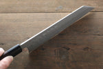 Hideo Kitaoka Acero Blanco No.2 Damasco Kiritsuke Yanagiba  210mm Mango de Shitan - Japanny-SP