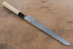 Kikuzuki Acero Blanco No.2 Kasumitogi Kiritsuke Yanagiba  270mm Mango de Magnolia - Japanny-SP