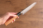 Tessen por Yamatsuka Tamahagane Damasco Santoku  165mm Mango de Cereza silvestre - Japanny-SP