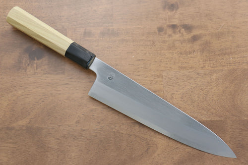 Kikuzuki Acero Blanco No.2 Kasumitogi Gyuto  210mm Mango de Magnolia - Japanny-SP