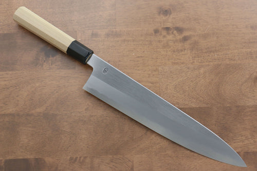 Kikuzuki Acero Blanco No.2 Kasumitogi Gyuto  270mm Mango de Magnolia - Japanny-SP